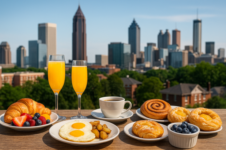 Best brunch in Atlanta hidden gems table spread